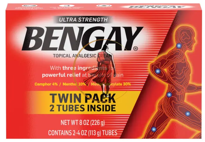 Ultra Strength BENGAY, Non-Greasy Topical Pain Relieving Cream, 8 Ounces